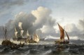 die Handelsschifffahrt Verankerung im Texels und oudeschild im Nordwesten